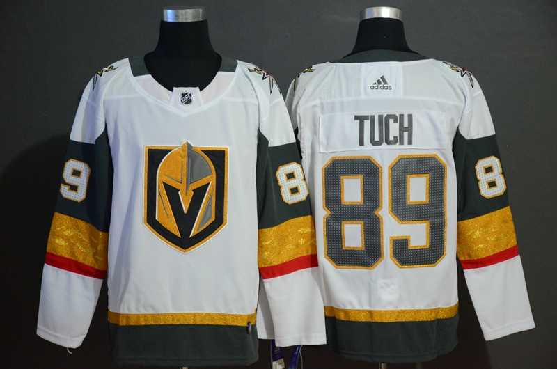 Vegas Golden Knights 89 Alex Tuch White With Special Glittery Logo Adidas Jersey,We sell and wholesale Vegas Golden Knights 89 Alex Tuch White With Special Glittery Logo Adidas Jersey on line form chian!